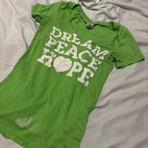 SOLD- Victoria's Secret Pink Green Tee Y2K